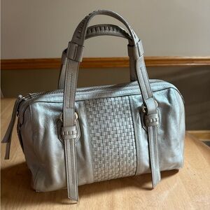 Cole Haan Gray Leather Satchel